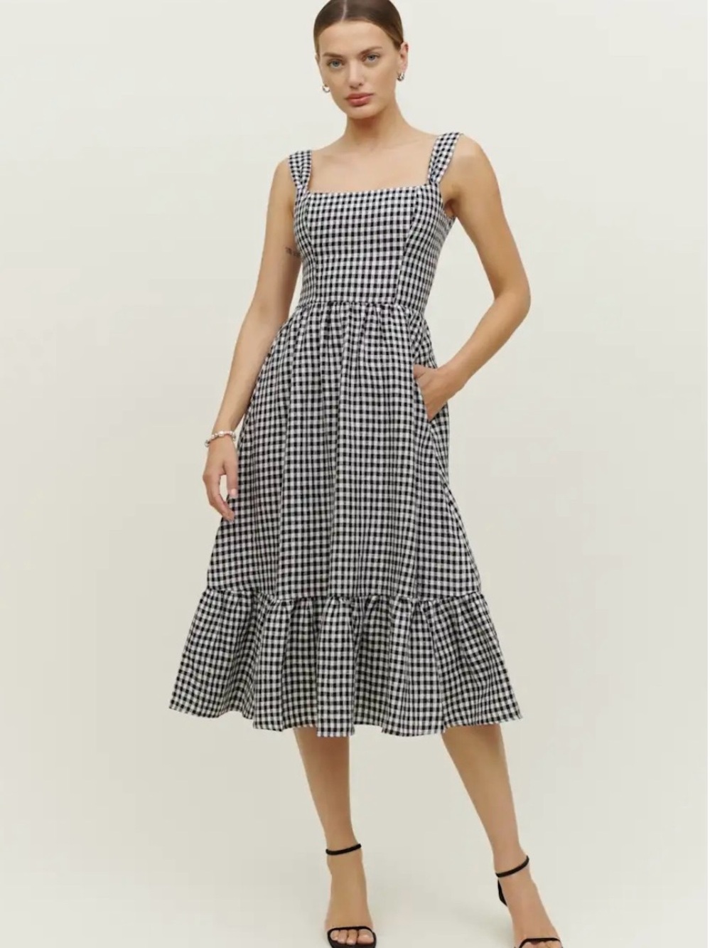 Reformation Bucatini Linen Dress